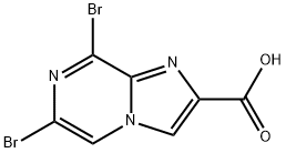 Imidazo[1,2-a]pyrazine-2-carboxylic acid, 6,8-dibromo- Structural