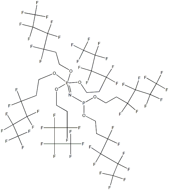 Hexakis(1H,1H,2H,2H-perfluorohexyloxy)phosphazene Structural