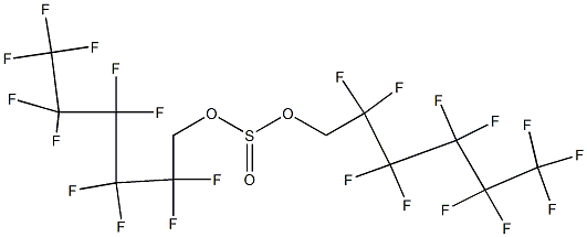 Bis(1H,1H-perfluorohexyl) sulfite Structural