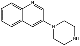 Quinoline, 3-(1-piperazinyl)- Structural