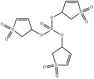 tris(1,1-dioxido-2,3-dihydro-3-thienyl) phosphate Structural