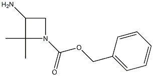 benzyl 3-amino-2,2-dimethylazetidine-1-carboxylate Structural