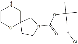 tert-butyl 6-oxa-2,9-diazaspiro[4.5]decane-2-carboxylate hydrochloride Structural
