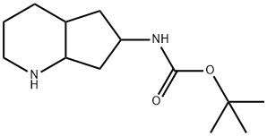 tert-Butyl (octahydro-1H-cyclopenta[b]pyridin-6-yl)carbamate Structural