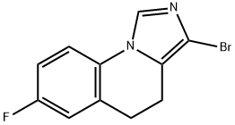 Imidazo[1,5-a]quinoline, 3-bromo-7-fluoro-4,5-dihydro- Structural