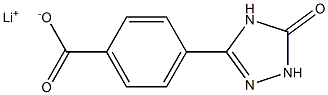 lithium 4-(5-oxo-4,5-dihydro-1H-1,2,4-triazol-3-yl)benzoate Structural