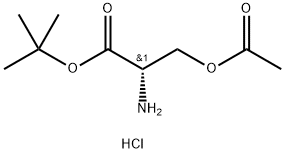 O-Acetyl-L-Serine-Tert-Butyl Ester Hydrochloride Structural