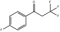 3,3,3-trifluoro-1-(4-fluorophenyl)propan-1-one Structural