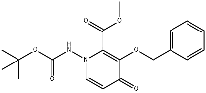 Methyl 3-(benzyloxy)-1-((tert-butoxycarbonyl)amino)-4-oxo-1,4-dihydropyridine-2-carboxylate