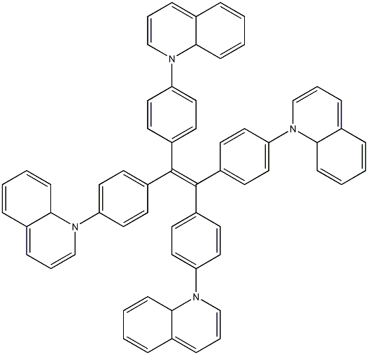 Tetrakis(4-quinolinylphenyl)ethylene Structural