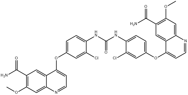 4,4'-[Carbonylbis[imino(3-chloro-4,1-phenylene)oxy]]bis[7-methoxy-6-quinolinecarboxamide]