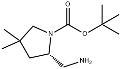 tert-butyl (S)-2-(aminomethyl)-4,4-dimethylpyrrolidine-1-carboxylate