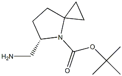 tert-butyl (S)-5-(aminomethyl)-4-azaspiro[2.4]heptane-4-carboxylate Structural