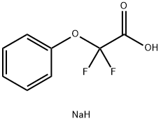 sodium 2,2-difluoro-2-phenoxyacetate Structural