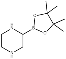 Piperazine-2-boronic acid pinacol ester Structural