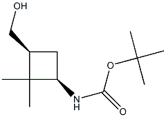 tert-butyl N-[cis-3-(hydroxymethyl)-2,2-dimethylcyclobutyl]carbamate
