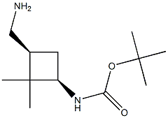 tert-butyl N-[cis-3-(aminomethyl)-2,2-dimethylcyclobutyl]carbamate