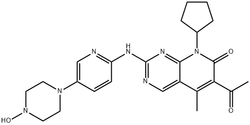 Pyrido[2,3-d]pyrimidin-7(8H)-one, 6-acetyl-8-cyclopentyl-2-[[5-(4-hydroxy-1-piperazinyl)-2-pyridinyl]amino]-5-methyl-