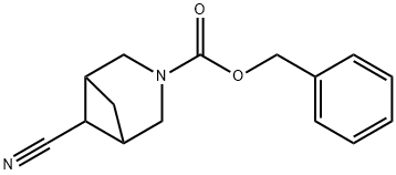 benzyl 6-cyano-3-azabicyclo[3.1.1]heptane-3-carboxylate Structural