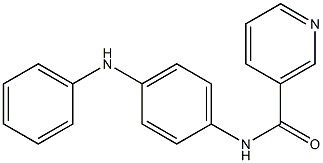 N-(4-anilinophenyl)nicotinamide Structural