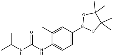 Urea,N-(1-methylethyl)-N'-[2-methyl-4-(4,4,5,5-tetramethyl-1,3,2-dioxaborolan-2-yl)phenyl]- Structural