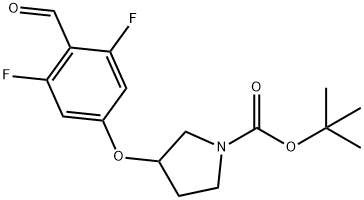 tert-butyl 3-(3,5-difluoro-4-formylphenoxy)pyrrolidine-1-carboxylate