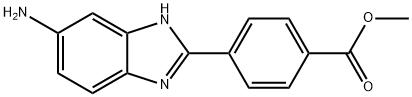 Benzoic acid, 4-(6-amino-1H-benzimidazol-2-yl)-, methyl ester Structural