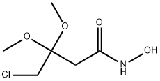 Butanamide, 4-chloro-N-hydroxy-3,3-dimethoxy- Structural