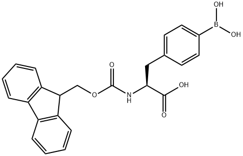 Fmoc-4-Borono-L-Phenylalanine Structural