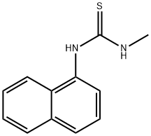 Thiourea, N-methyl-N'-1-naphthalenyl- Structural