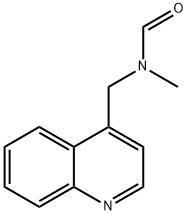 Formamide, N-methyl-N-(4-quinolinylmethyl)- Structural