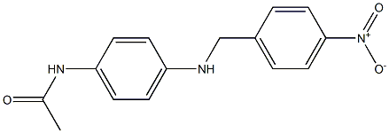 N-(4-{[(4-nitrophenyl)methyl]amino}phenyl)acetamide Structural