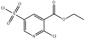 ETHYL 2-CHLORO-5-(CHLOROSULFONYL)NICOTINATE Structural