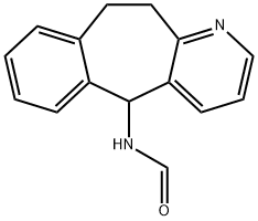 Formamide, N-(10,11-dihydro-5H-benzo[4,5]cyclohepta[1,2-b]pyridin-5-yl)- Structural