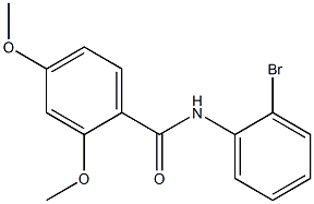 N-(2-bromophenyl)-2,4-dimethoxybenzamide Structural