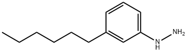 Hydrazine, (3-hexylphenyl)- Structural