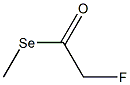 fluoroselenoacetic acid, Se-methyl ester Structural