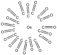 osmium octadecacarbonyl Structural