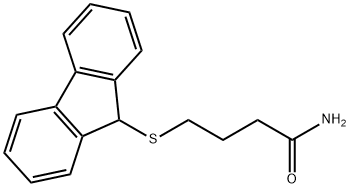 Butanamide, 4-(9H-fluoren-9-ylthio)- Structural