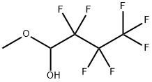 Heptafluorobutanal methyl hemiacetal Structural