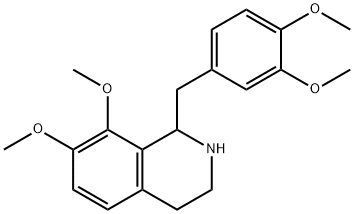 1-(3,4-dimethoxy-benzyl)-7,8-dimethoxy-1,2,3,4-tetrahydro-isoquinoline Structural