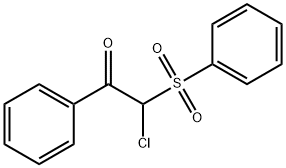 Ethanone, 2-chloro-1-phenyl-2-(phenylsulfonyl)- Structural