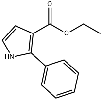 ethyl 2-phenyl-1H-pyrrole-3-carboxylate Structural