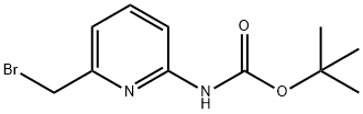 tert-butyl 6-(bromomethyl)pyridin-2-ylcarbamate Structural