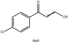 sodium 3-(4-chlorophenyl)-3-oxoprop-1-en-1-olate Structural