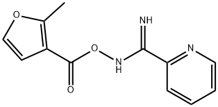 N'-[(2-methyl-3-furoyl)oxy]pyridine-2-carboximidamide Structural
