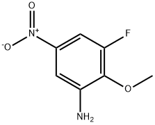 Benzenamine, 3-fluoro-2-methoxy-5-nitro- Structural