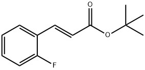 tert-butyl (E)-3-(2-fluorophenyl)acrylate Structural