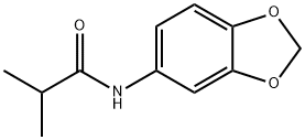 N-(1,3-benzodioxol-5-yl)-2-methylpropanamide Structural