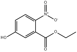 Benzoic acid, 5-hydroxy-2-nitro-, ethyl ester Structural